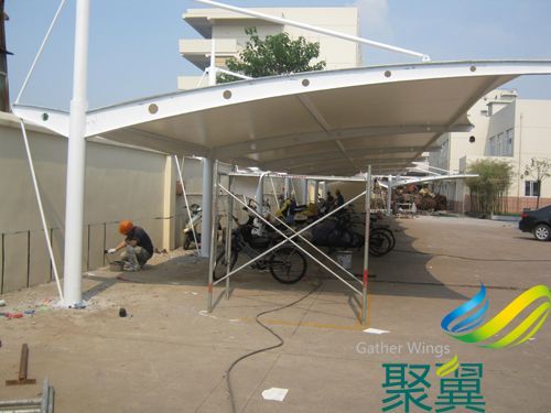 汽車停放、自行車停放、電動車停放遮陽