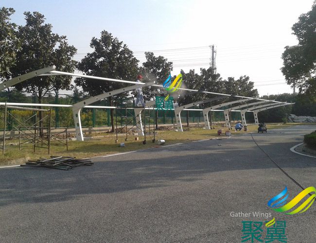 膜結構停車篷,膜結構車篷