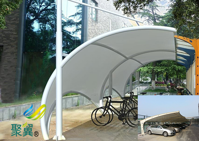 河北省康?？h膜結構車棚|膜結構車棚單位生產制作新品種售