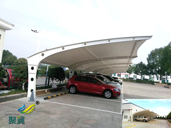 宿遷工地非機動車停車棚效果圖設計規范尺寸承包協議