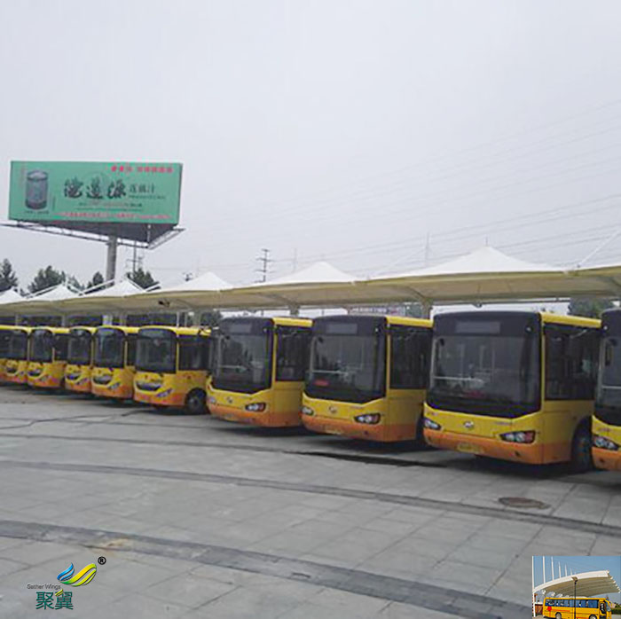 湖南景觀膜結(jié)構(gòu)大巴車電動停車棚廠家加工施工設(shè)計(jì)