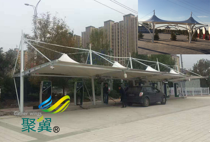 膜結(jié)構(gòu)車棚多少錢一平方|車棚工程選擇要謹慎